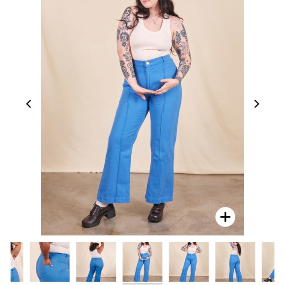 Big Bud Press Western Pant in Greek Blue - Picture 1 of 5